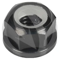 Dado 0011 ergal 7075 T6 nero - M10 P 1.50 | Lightech