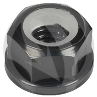0011 nut - black ergal 7075 T6 - M12 P 1.25 | Lightech