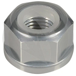 0011 nut - silver ergal 7075 T6 - M12 P 1.25 | Lightech