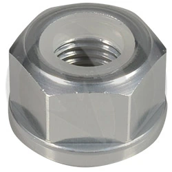 0011 nut - silver ergal 7075 - M12 P 1.25 | Lightech