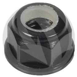 0011 nut - black ergal 7075 T6 - M5 | Lightech