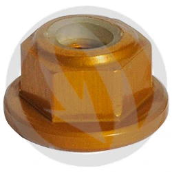 0011 nut - gold ergal 7075 - M5 | Lightech