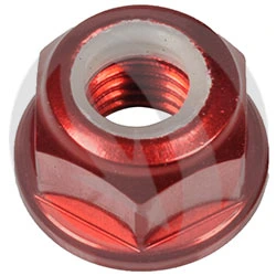 0011 nut - red ergal 7075 - M5 | Lightech