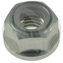 0011 nut - silver ergal 7075 - M6 | Lightech