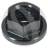 0015 nut - black ergal 7075 T6 - M4 | Lightech