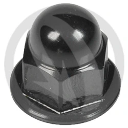 0016 nut - black ergal 7075 T6 - M5 | Lightech