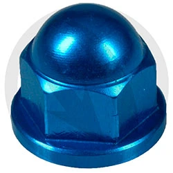 Closed hexagon nut 0016COB - cobalt ergal 7075