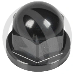 Closed hexagon nut 0016NER - black ergal 7075