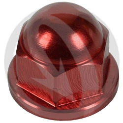 0016 nut - red ergal 7075 - M6 | Lightech
