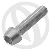 001 bolt - silver ergal 7075 T6 - M10 x 20 P 1.50 | Lightech