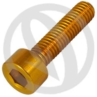 Vite 001 ergal 7075 T6 oro - M4 x 10 | Lightech