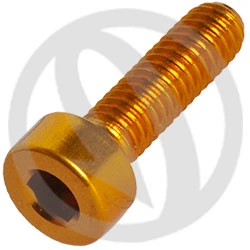 Vite 001 ergal 7075 T6 oro - M4 x 15 | Lightech