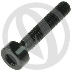 001 bolt - black ergal 7075 T6 - M4 x 20 | Lightech