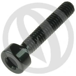 001 bolt - black ergal 7075 - M4 x 20 | Lightech