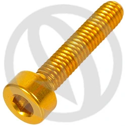 Vite 001 ergal 7075 T6 oro - M4 x 20 | Lightech