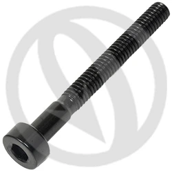 001 bolt - black ergal 7075 T6 - M4 x 35 | Lightech