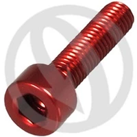 001 bolt - red ergal 7075 T6 - M4 x 35 | Lightech