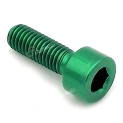 001 bolt - green ergal 7075 T6 - M5 x 10 | Lightech