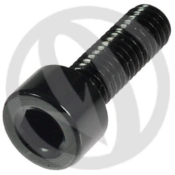 001 bolt - black ergal 7075 T6 - M5 x 15 | Lightech