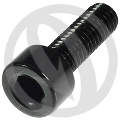 001 bolt - black ergal 7075 - M5 x 15 | Lightech