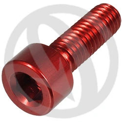 001 bolt - red ergal 7075 T6 - M5 x 15 | Lightech