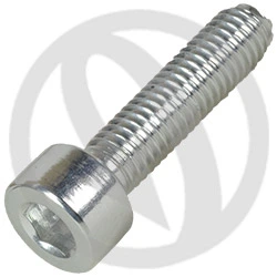 Vite 001 ergal 7075 T6 argento - M5 x 20 | Lightech