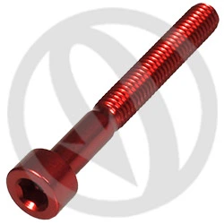 001 bolt - red ergal 7075 T6 - M5 x 40 | Lightech