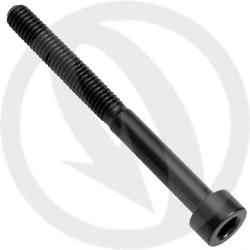 001 bolt - black ergal 7075 - M5 x 50 | Lightech
