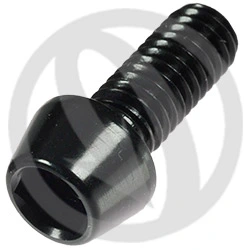 Vite 001 ergal 7075 T6 nero - M6 x 15 | Lightech