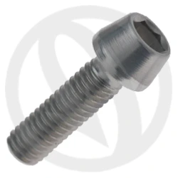 001 bolt - silver ergal 7075 T6 - M6 x 20 | Lightech