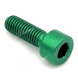 Hexagon socket head cap screw 001VER - green ergal 7075