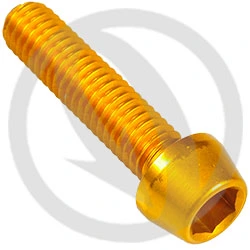 001 bolt - gold ergal 7075 T6 - M6 x 25 | Lightech
