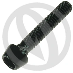 001 bolt - black ergal 7075 T6 - M6 x 30 | Lightech