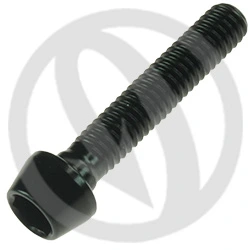 001 bolt - black ergal 7075 - M6 x 30 | Lightech