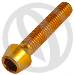 001 bolt - gold ergal 7075 - M6 x 30 | Lightech