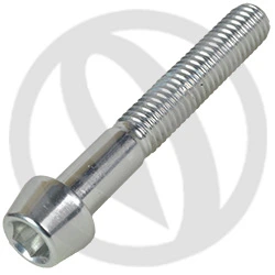 001 bolt - silver ergal 7075 T6 - M6 x 40 | Lightech