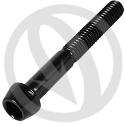 001 bolt - black ergal 7075 T6 - M6 x 45 | Lightech