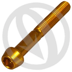001 bolt - gold ergal 7075 - M6 x 45 | Lightech