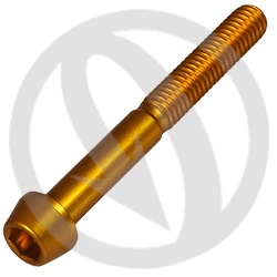 001 bolt - gold ergal 7075 T6 - M6 x 50 | Lightech