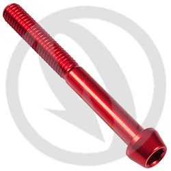 001 bolt - red ergal 7075 T6 - M6 x 55 | Lightech
