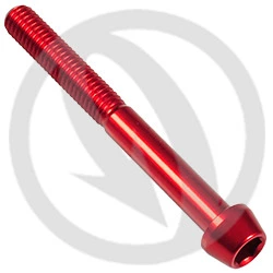 001 bolt - red ergal 7075 - M6 x 55 | Lightech