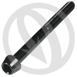 001 bolt - black ergal 7075 T6 - M6 x 60 | Lightech