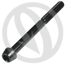 001 bolt - black ergal 7075 - M6 x 65 | Lightech