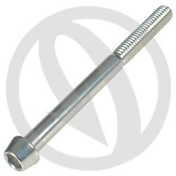 001 bolt - silver ergal 7075 T6 - M6 x 70 | Lightech