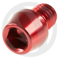 001 bolt - red ergal 7075 - M8 x 10 | Lightech