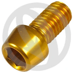 001 bolt - gold ergal 7075 T6 - M8 x 15 | Lightech