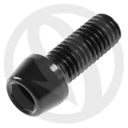 001 bolt - black ergal 7075 - M8 x 20 | Lightech