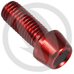001 bolt - red ergal 7075 T6 - M8 x 20 | Lightech