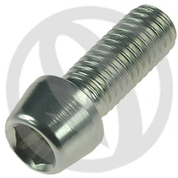 001 bolt - silver ergal 7075 T6 - M8 x 20 | Lightech