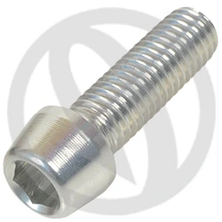 001 bolt - silver ergal 7075 T6 - M8 x 25 | Lightech